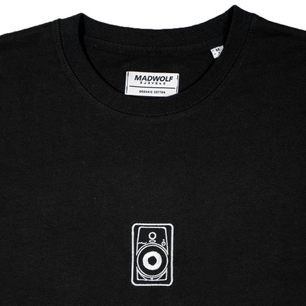 speaker t-shirt front close-up